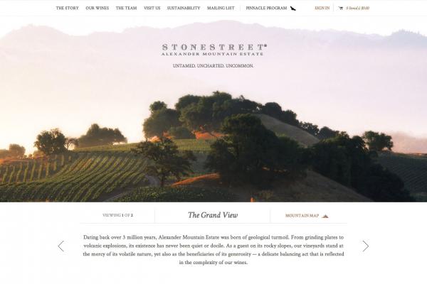 Stonestreet Wines Homepage